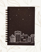 City Nights - Black Mini Notebook